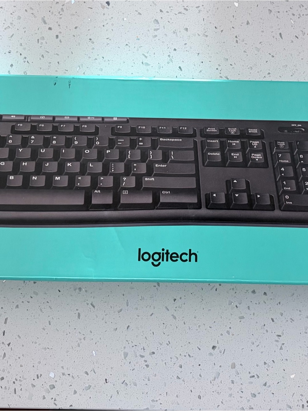 Logitech Black Wireless Keyboard & mouse